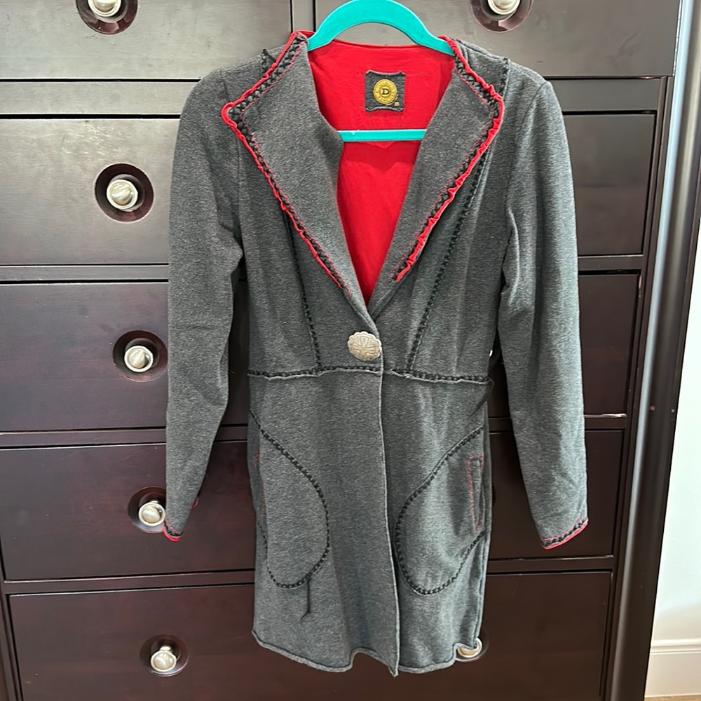 Double D Ranch military inspired jacket.